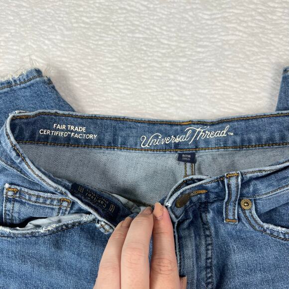 Universal Thread Vintage Straight Jeans Medium Wash Womens 8/29 - Picture 6 of 12